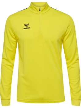 Hummel Authentic Half Zip Sweat - Blazing yellow